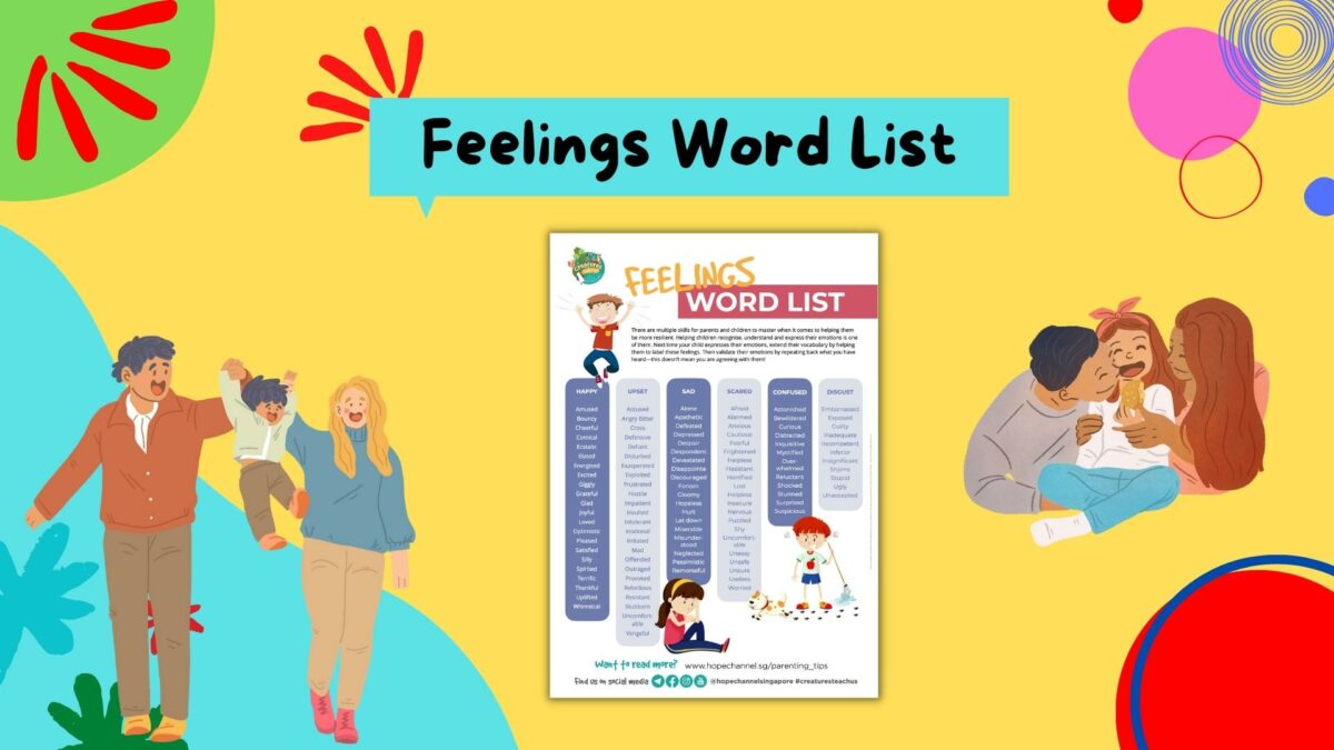 Feelings Word List