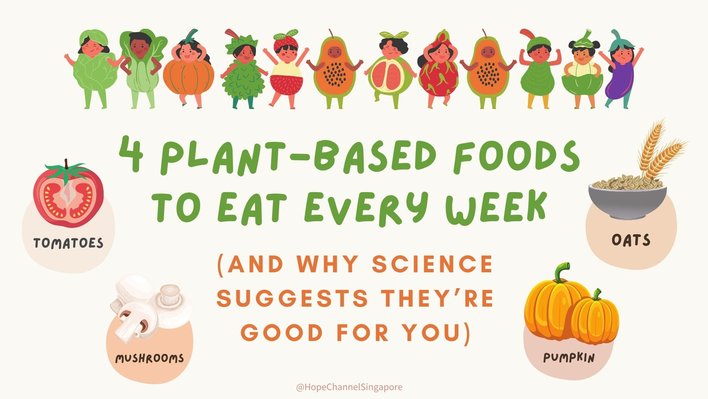 4 Plant-based foods to eat every week